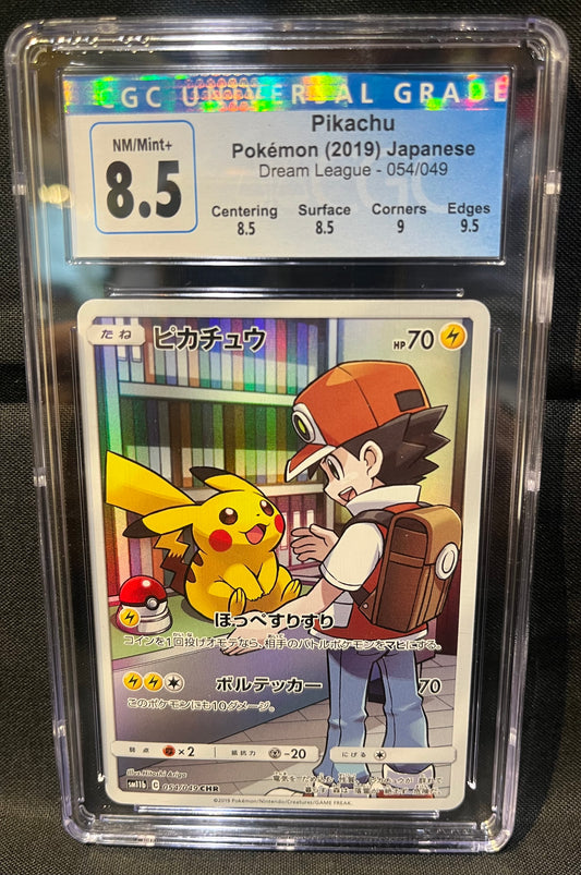 Pikachu 2019 Japanese Dream League 054/049 CGC NM/Mint+ 8.5