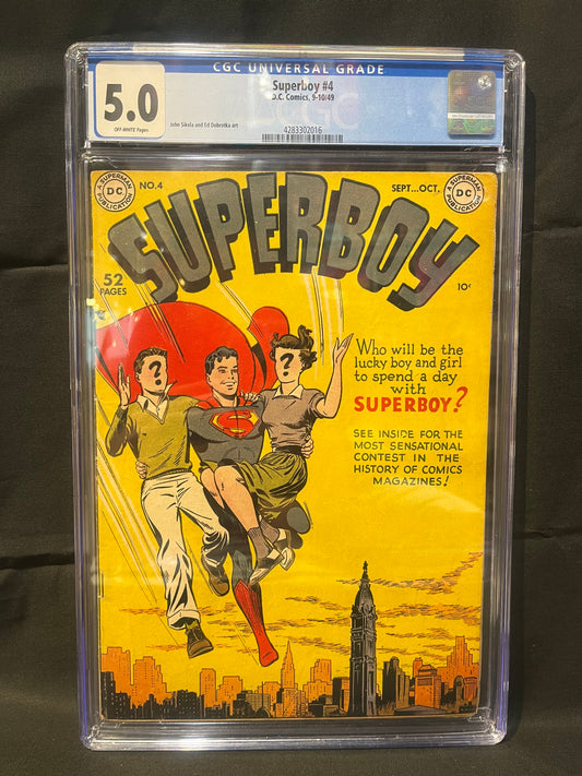 Superboy #4 CGC 5.0