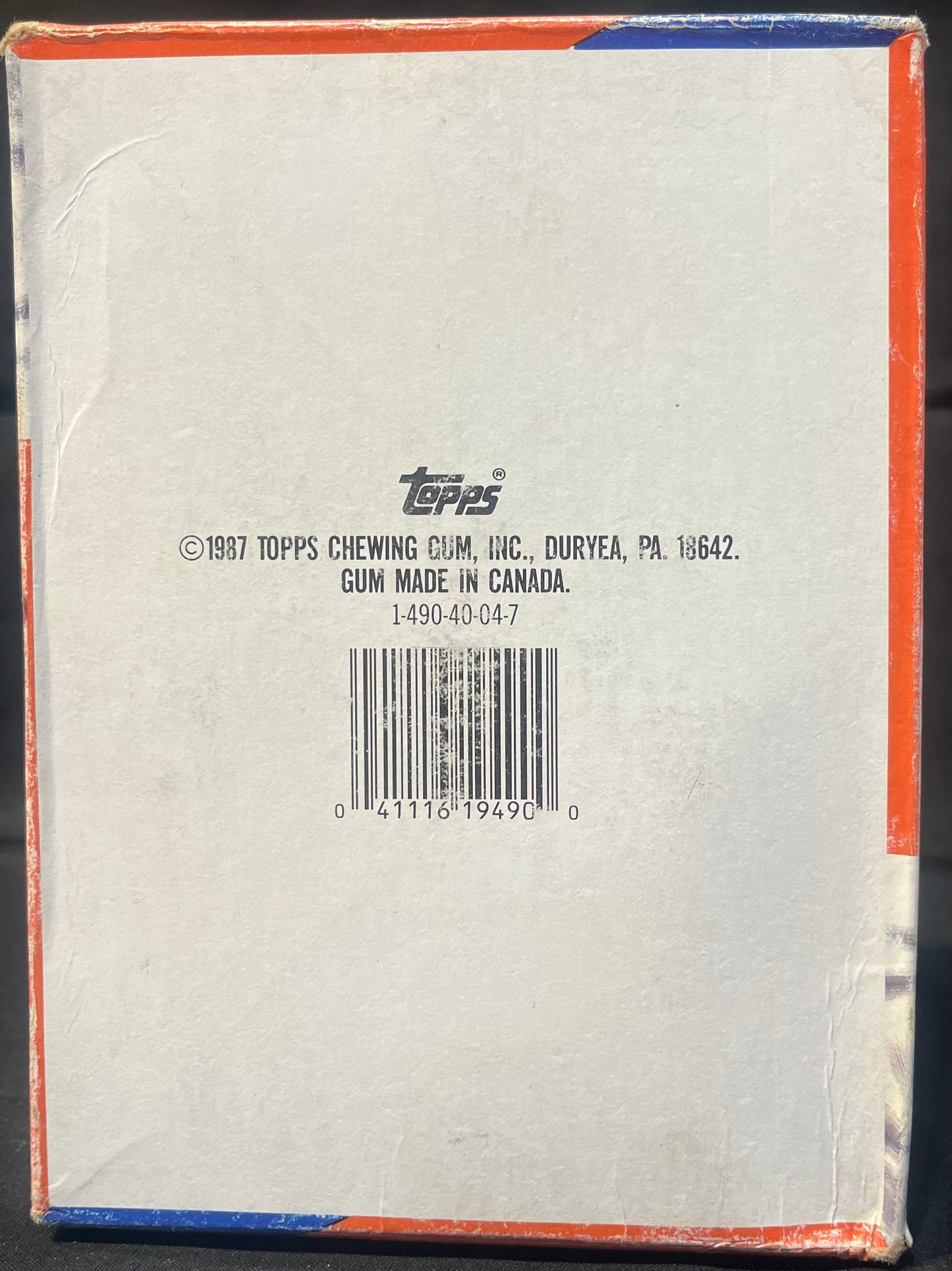 1987 Topps 9th series Garbage Pail Kids