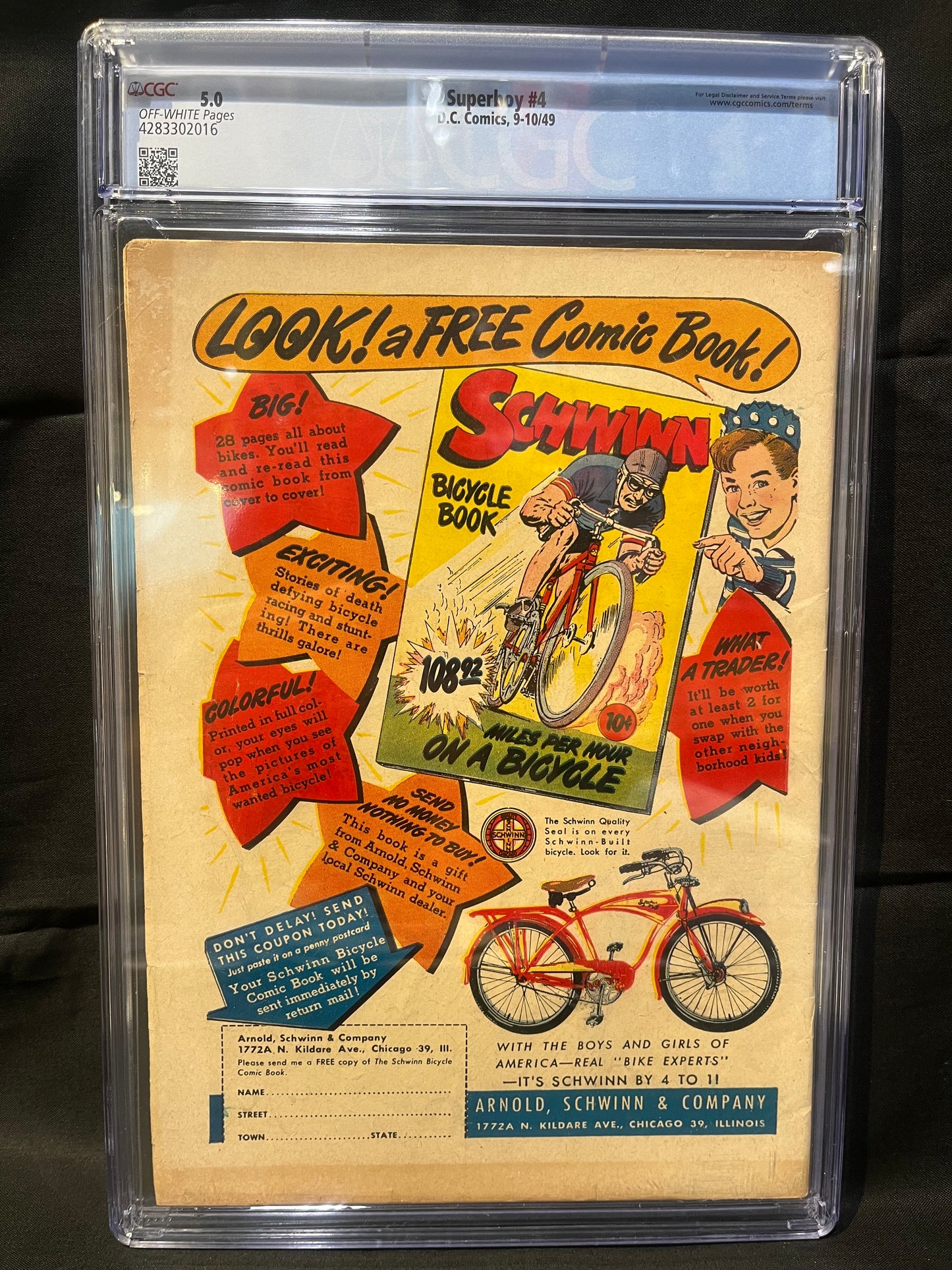 Superboy #4 CGC 5.0
