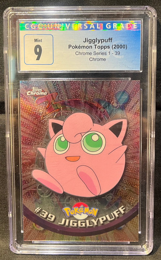Jigglypuff Pokemon Topps 2000 CGC Mint 9