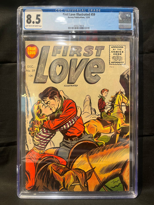 First Love Illustrated #59 CGC 8.5